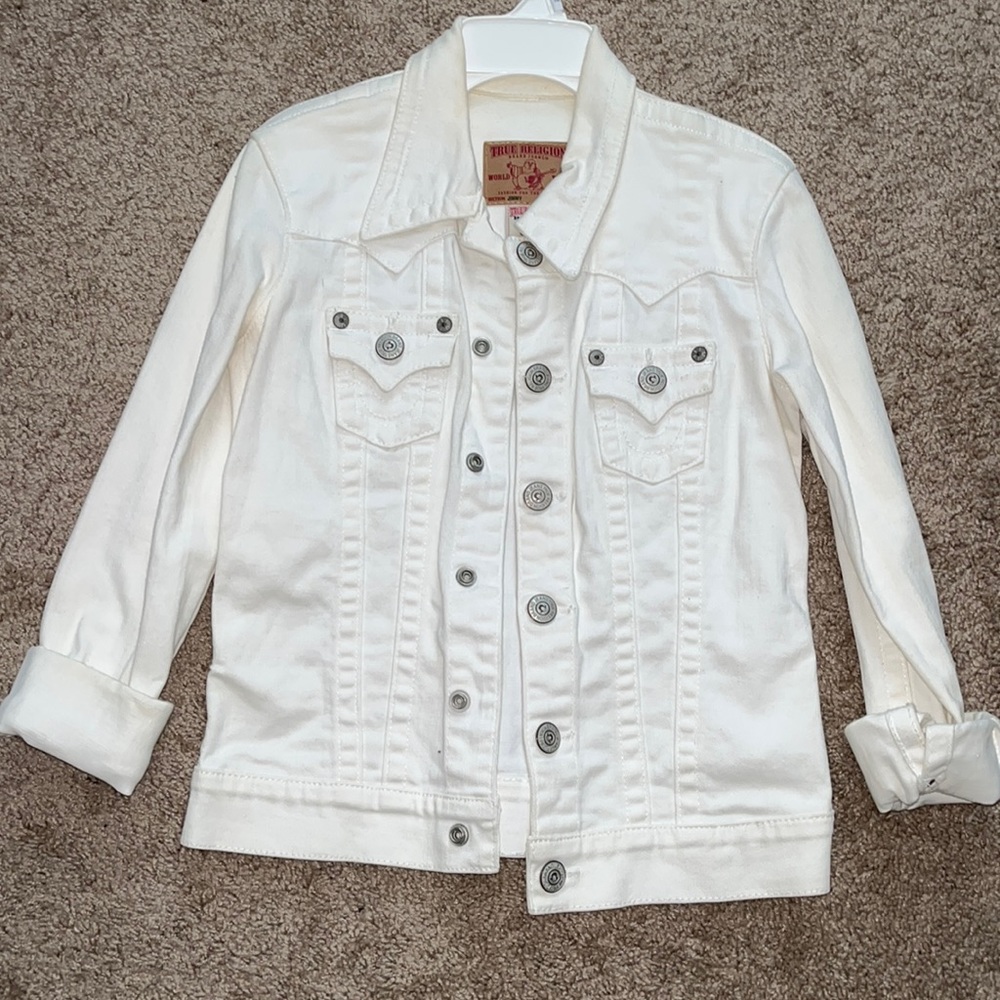White TR Jean Jacket